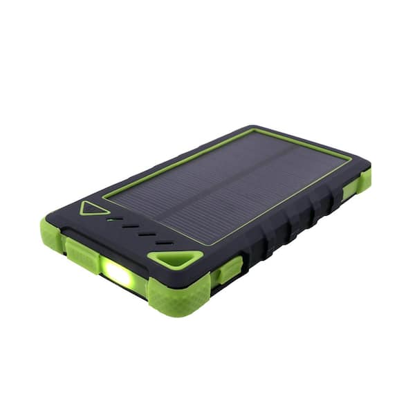 Smil Duplikere klog NATURE POWER Solar Powered Smartphone Charger with 8000mAh Li-Polymer  Battery and 5-Watt LED Light 80082 - The Home Depot