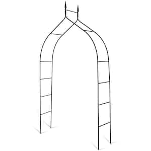 101 in. H x 15 in. W Steel Gothic Rose Arch