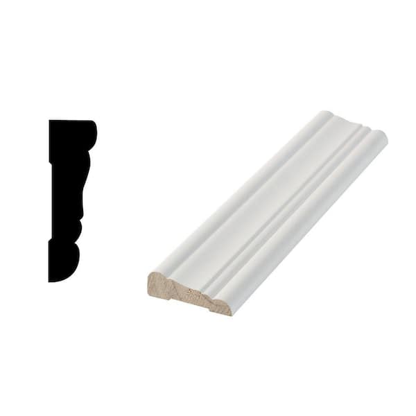 Woodgrain Millwork WG C100 - 11/16 in. x 2-1/4 in. Primed Finger-Jointed Door and Window Casing Moulding