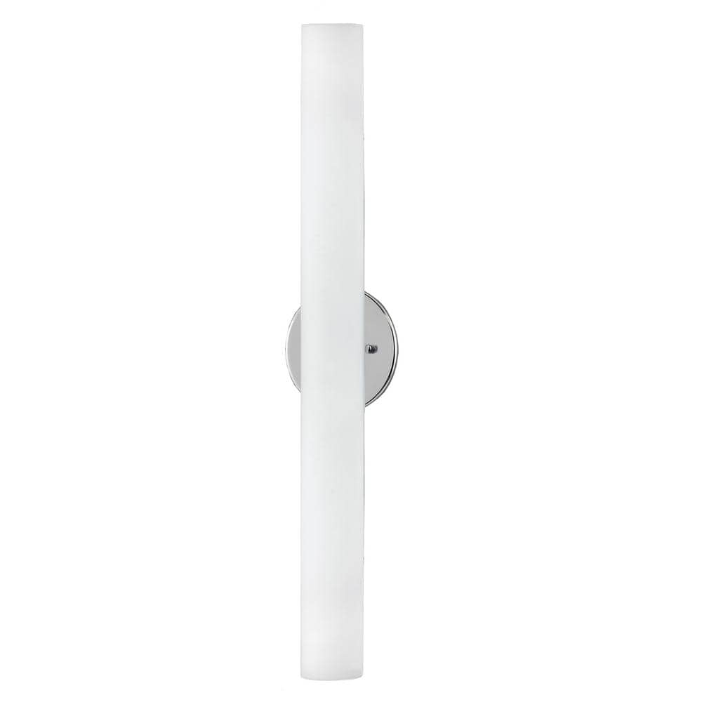 Bute 24-in 1 Light 31-Watt Chrome Integrated LED Wall Sconce price history on PriceWatchPro