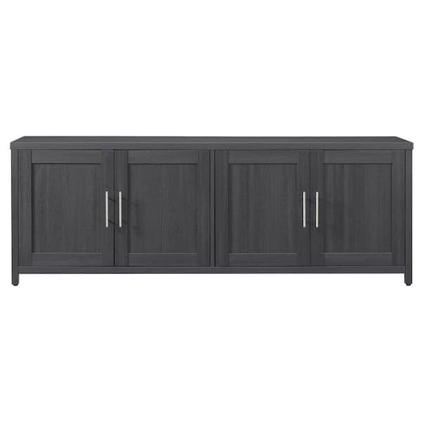 Meyer&Cross Strahm 68 in. Charcoal Gray TV Stand Fits TV's up to 75 in.