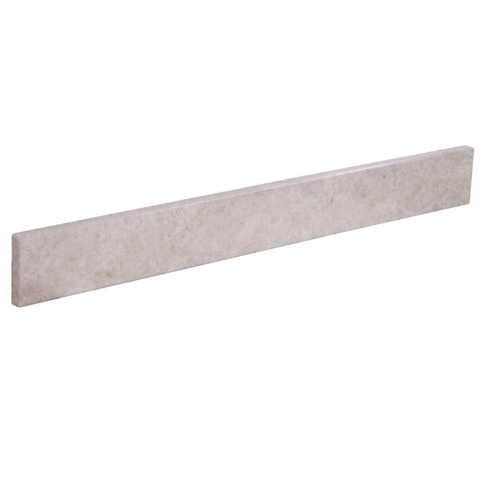 Home Decorators Collection 31 in. W Stone Vanity Backsplash in Oasis