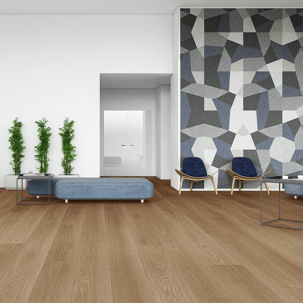 French Oak Marinas 20 MIL 9.1 in. x 60 in. Click Lock Waterproof Luxury Vinyl Plank Flooring (1461.6 sq.ft./pallet)