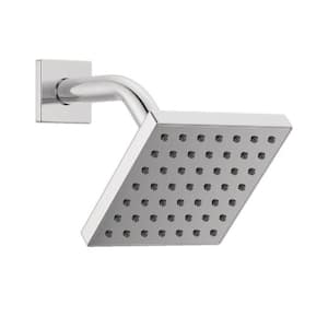 Modern 1-Spray Patterns 1.75 GPM 5 in. Wall Mount Fixed Shower Head in Chrome