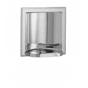 5.125 in. x 5.125 in. Chrome Plated Soap Dish 16GS-34942