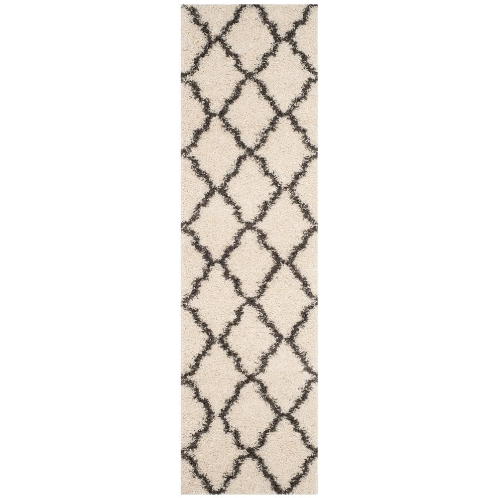 Townsend 2 ft. x 12 ft. Ivory/Dark Gray Geometric Runner Rug price history on PriceWatchPro