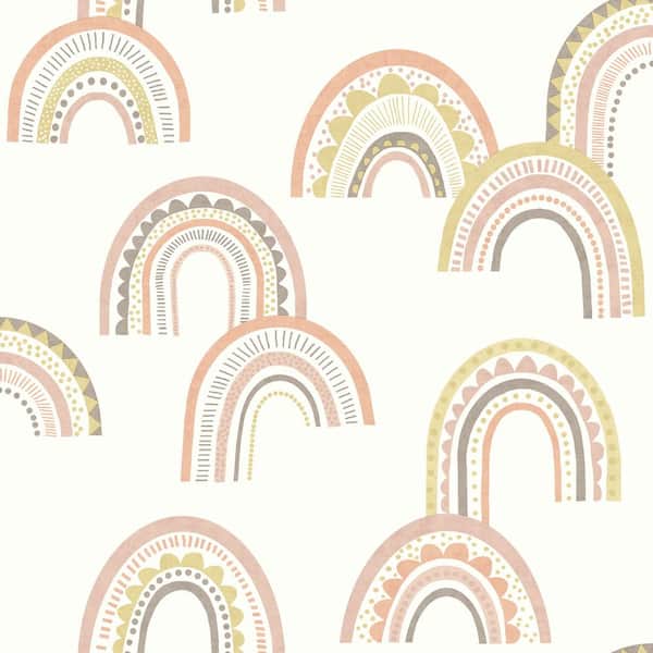 Premium Vector  Hand drawn seamless pattern of cute boho rainbows pastel  color isolated on white background vector flat illustration design for  baby textile wallpaper wrapping backdrop