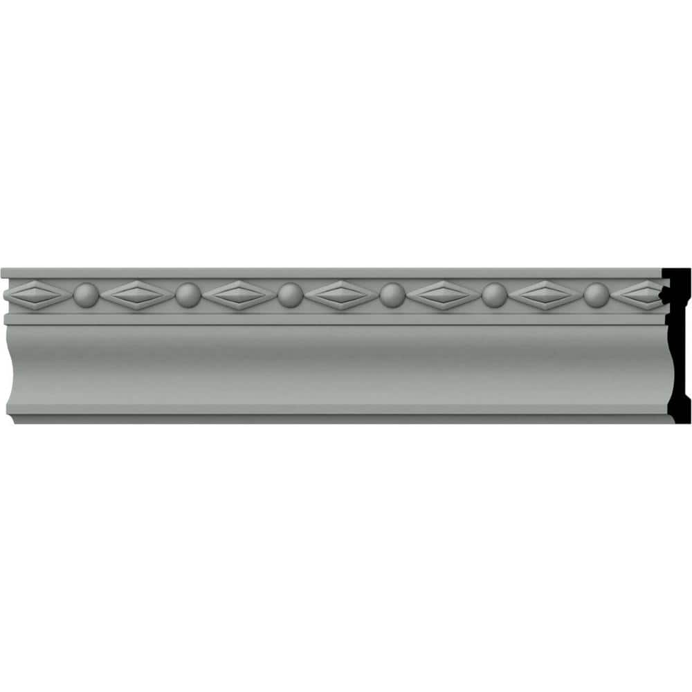 Geometric Primed Urethane Chair Rail Moulding Sample