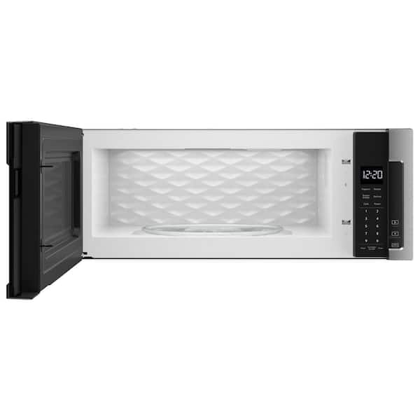 Whirlpool 1.1 cu. ft. Over the Range Low Profile Microwave Hood Combination  in Stainless Steel WML55011HS - The Home Depot