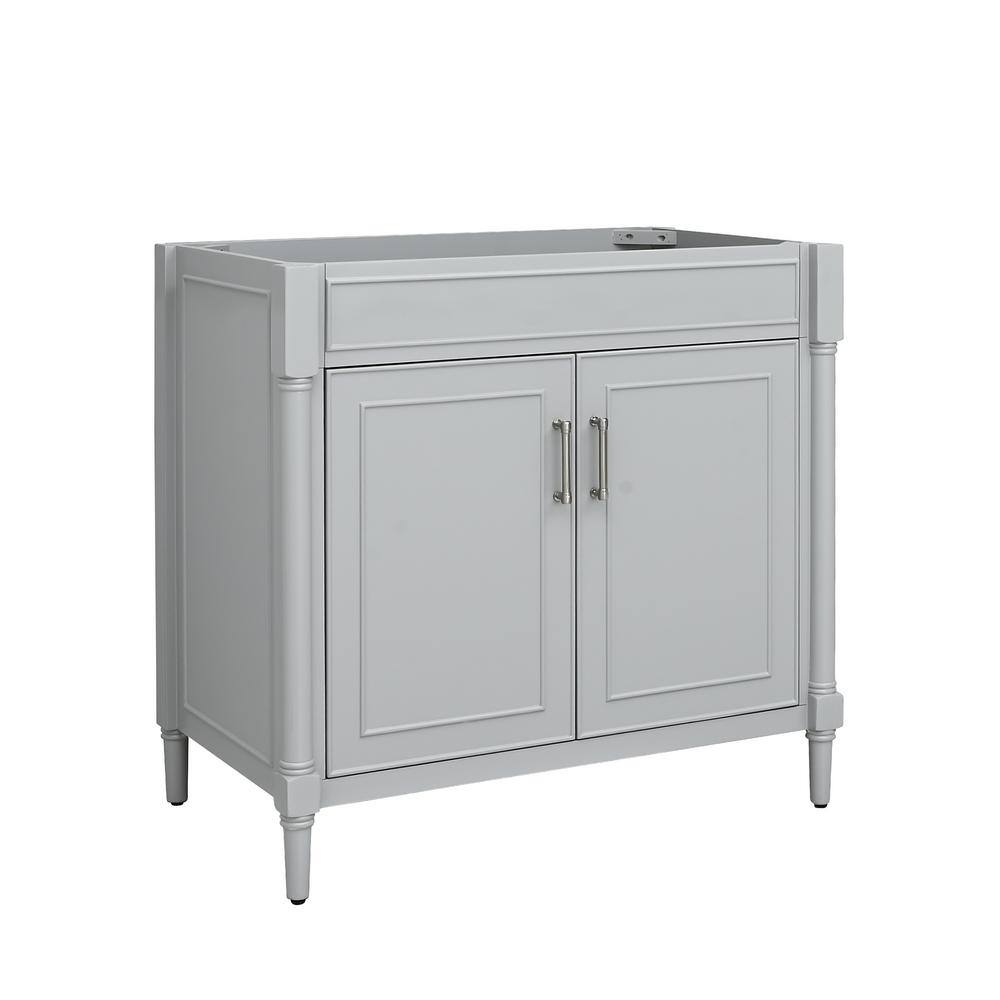 Selene Light Gray 36'' Single Bathroom Vanity Base