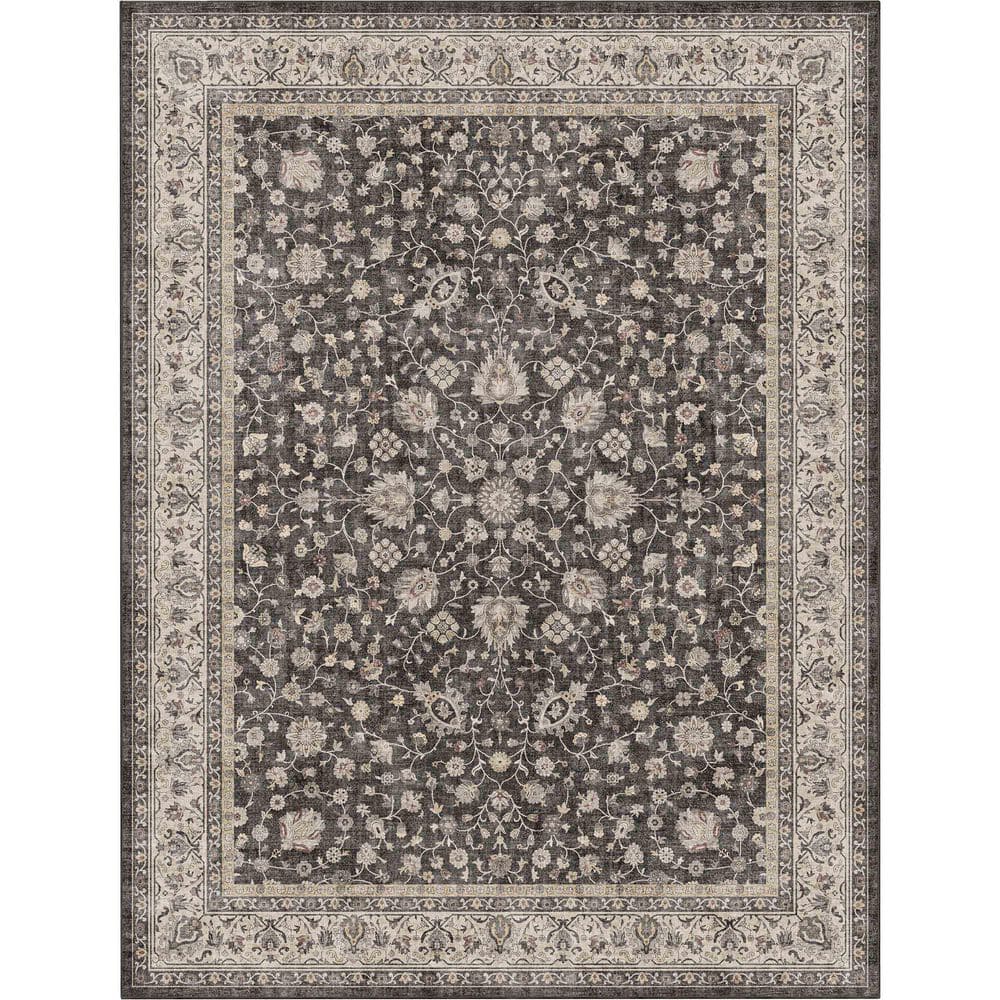 Asha Rome Vintage, Oriental Persian, Black 9 ft. 10 in. x 13 ft. Area Rug price history on PriceWatchPro