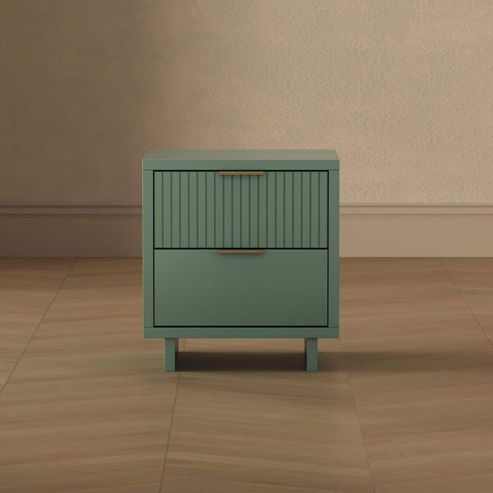 Granville Sage Green 2-Drawer 18.11 in. W Nightstand