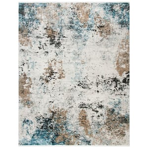 Ashcroft Yasmin Brown - Beige Area Rug 6'7''x 9