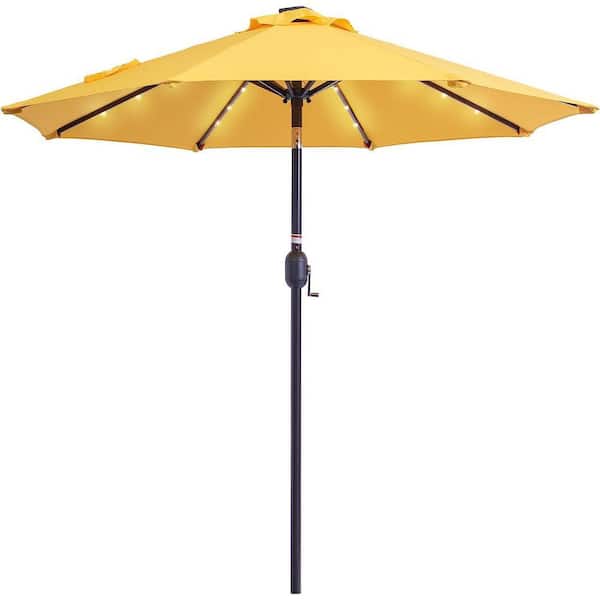 24 patio table umbrella Aluminum Market This quadratic outdoor table has clean lines and plenty of surface area Costway 10 FT Solar Patio
