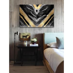 24 in. H x 36 in. W "Golden V" by Marmont Hill Printed Canvas Wall Art