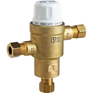 Commercial Thermostatic Mixing Valve in Brass