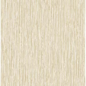 Kofi Champagne Faux Grasscloth Paper Strippable Roll (Covers 56.4 sq. ft.)