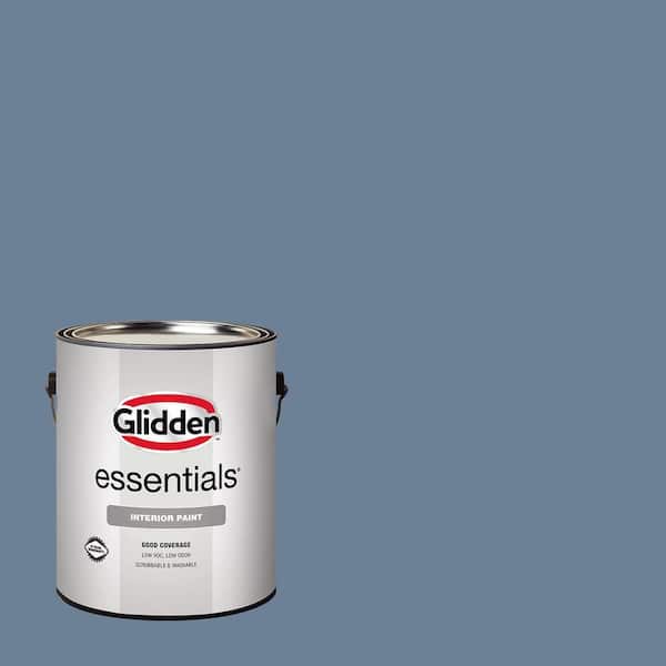 Glidden Essentials 1 gal. Silver Blueberry PPG1163-5 Semi-Gloss Interior Paint