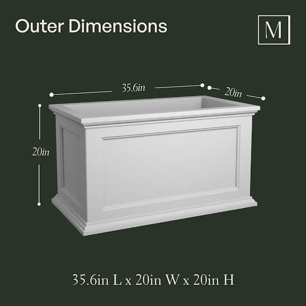 Fioriere 4 pz marrone 30x30x37 cm in polipropilene | Leroy Merlin