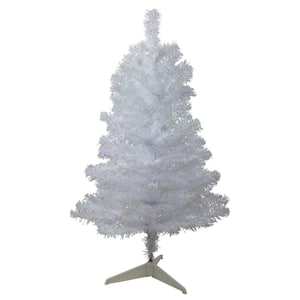 3 ft. Rockport White Pine Artificial Christmas Tree Unlit