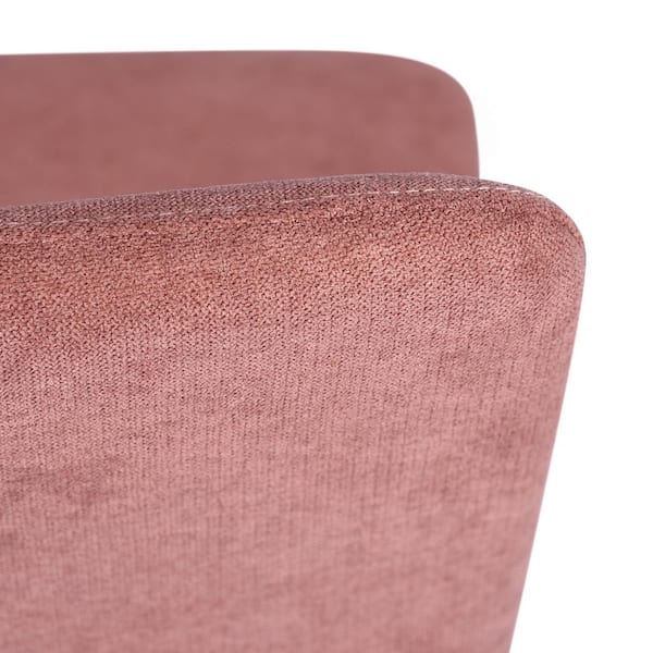Furniturer Scargill C Upholstered, Dark Pink Leather Dining Chairs