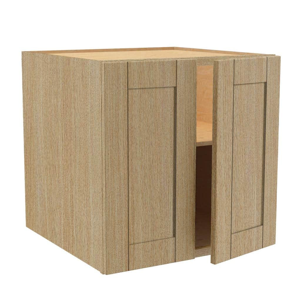Washington 24 in. W x 24 in. D x 24 in. H Assembled Plywood Wall Kitchen Ca