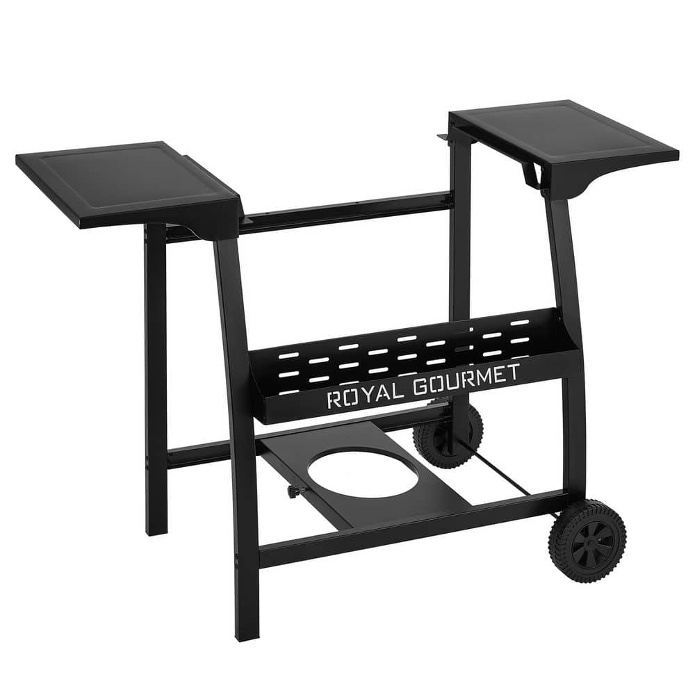 Tabletop Griddle Stand with Basket and Side Shelves, 2 Wheels for Easy Mobility for Portable Gas Griddles Black price history on PriceWatchPro