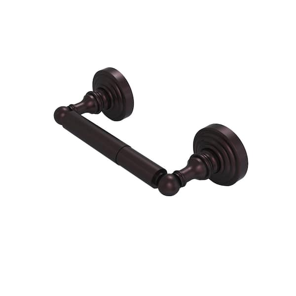 Allied Brass Waverly Place Collection Double Post Toilet Paper Holder in Antique Bronze