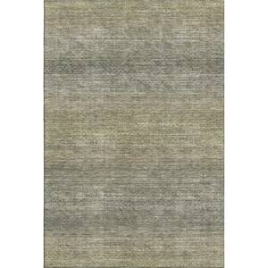 Mayfield Premium Machine Washable Abstract AMF2005 Fern 8 ft. x 10 ft. Area Rug