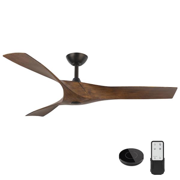 Home Decorators Collection Wesley 52 in. Indoor/Outdoor Oil Rubbed Bronze DC Motor Ceiling Fan with Remote Control Works with Google and Alexa