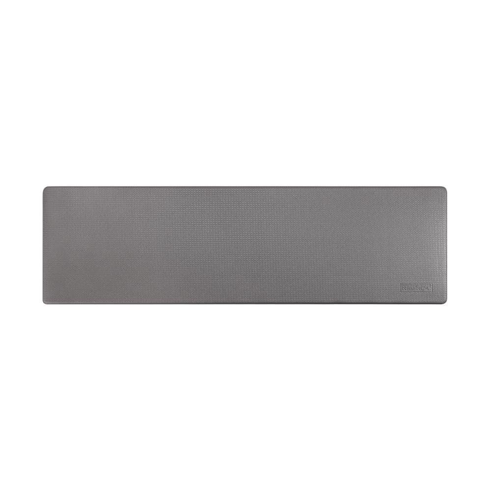 Nautica Dark Gray 17.5 in. x 60 in. PVC Embossed AntiFatigue Mat