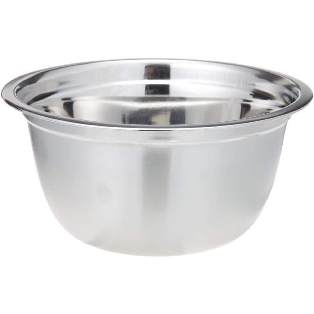 ExcelSteel 8 QT Professional Satin Finish Stainless Steel Mixing Bowl, Silver -  323