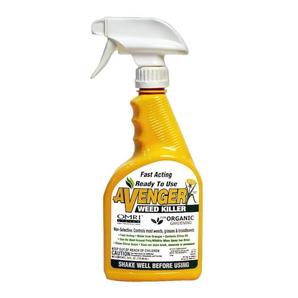 Avenger Weed Killer 24 oz. Organic Weed Killer Ready-to-Use Herbicide Spray