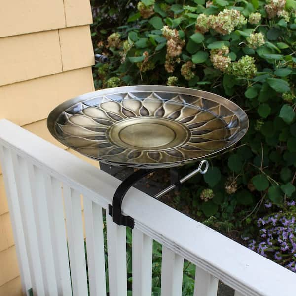 Wooden Bowl Stand with Brass Fitting & Bee's Oil Finish