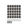 Everbilt 30-Pack 3-1/2 in. x 5/8 in. Radius Matte Black Butt Door Hinge 44127