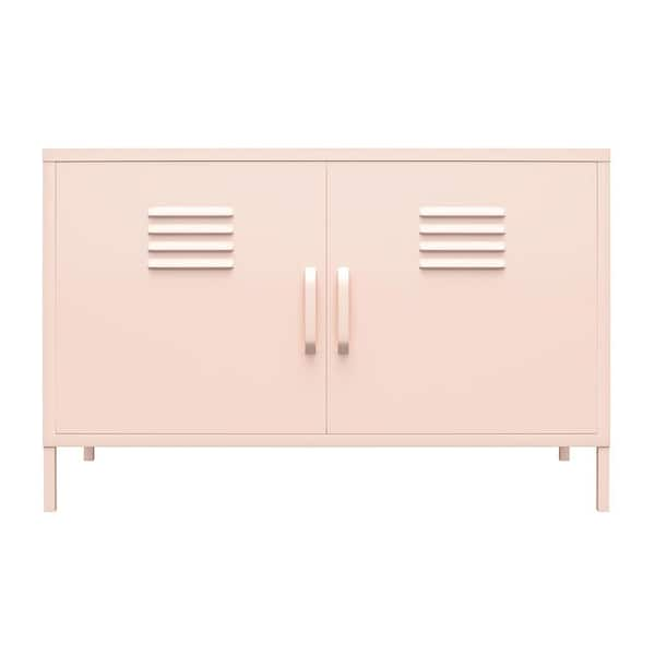 SystemBuild Evolution Bonanza Pink 2-Door Metal Locker Accent Cabinet ...