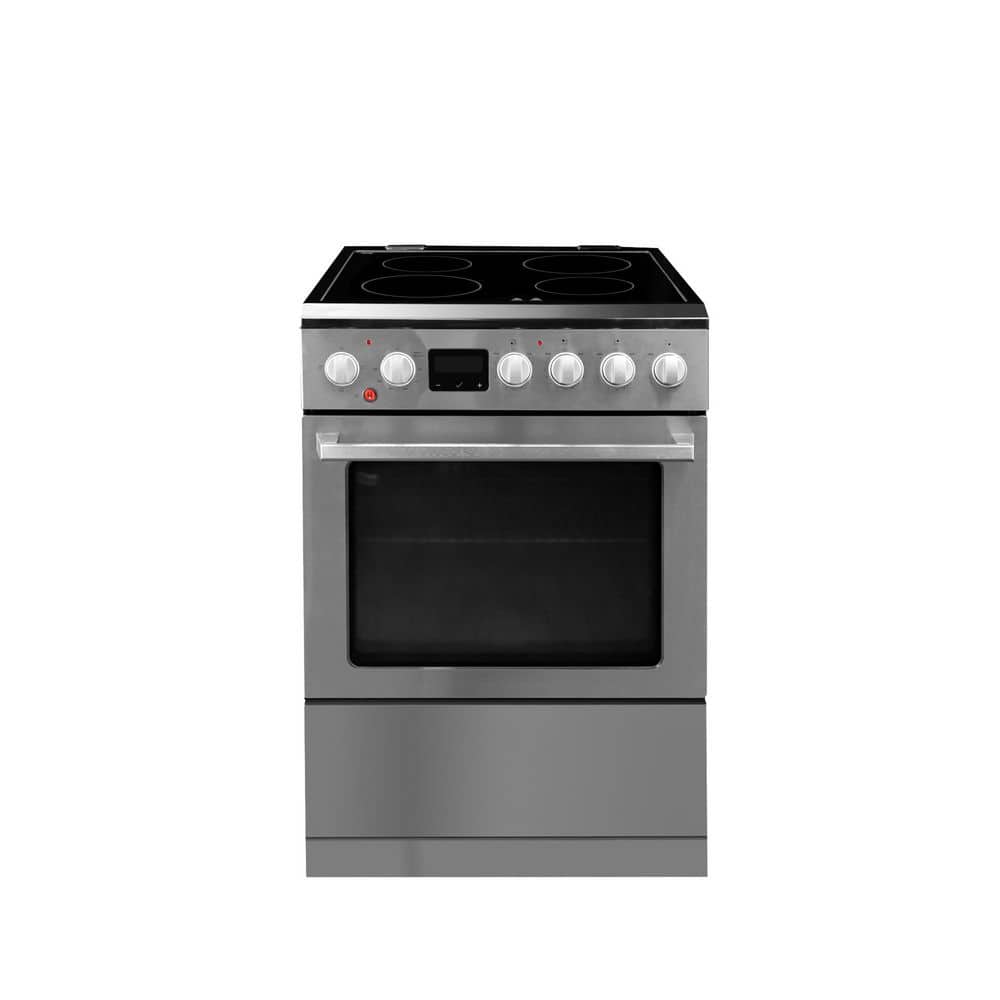 UPC 067638000215 product image for TruAirFry 24 in. 4 Element Slide-in Smooth Top Electric Range with Air Fry in. S | upcitemdb.com