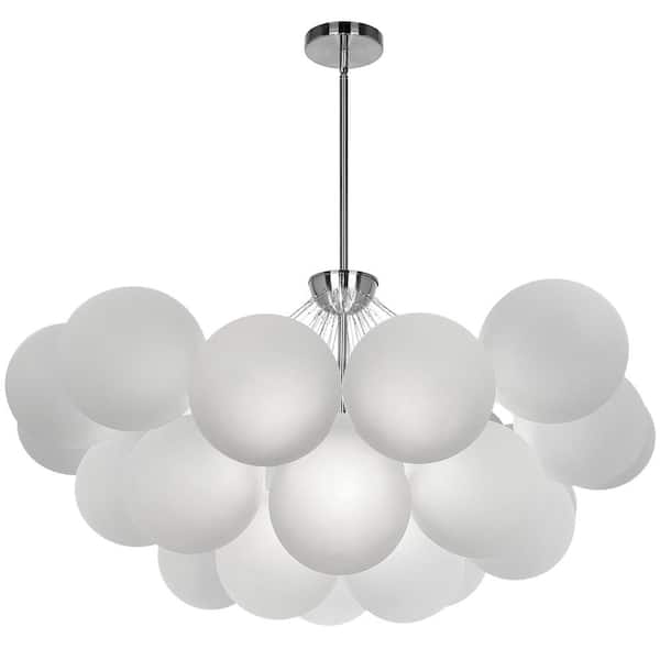 Dainolite Miles 8-Light Polished Chrome Chandelier