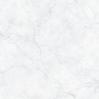 Carrara Marble White & Off-White Wallpaper Sample