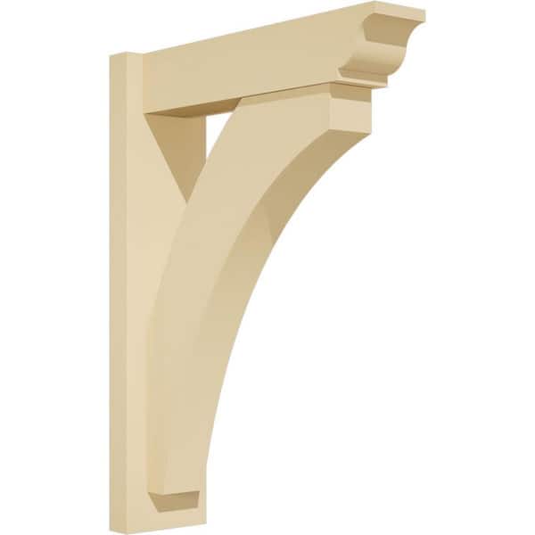 Ekena Millwork Thorton 5 in. W x 24 in. H x 18 in. D Signature Urethane Polyurethane Outlooker with Traditional Ends