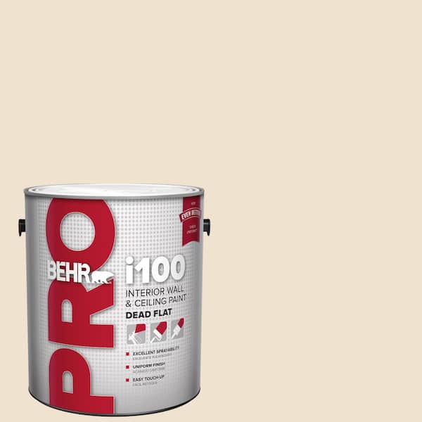 BEHR PRO 1 gal. #S280-1 Buckwheat Flour Dead Flat Interior Paint
