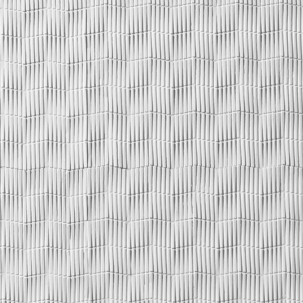 Blaze Keys White Linear Resin Mosaic Wall Tile