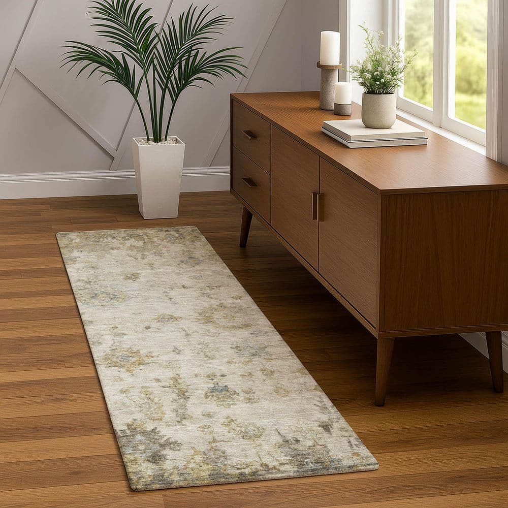 Chantille Machine Washable Indoor/Outdoor Abstract ACN2301 Taupe 2 ft. 3 in. x 7 ft. 6 in. Runner Rug price history on PriceWatchPro