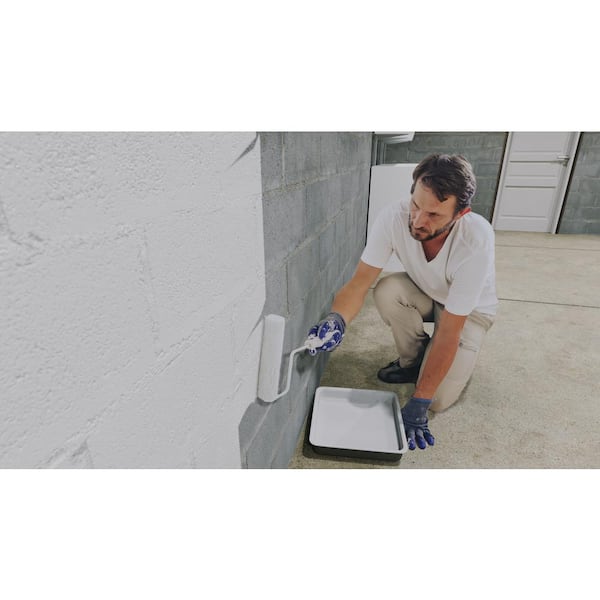 DRYLOK - HD-9000 Professional 1 Gal. White Flat Latex Interior/Exterior Basement and Masonry Waterproofer