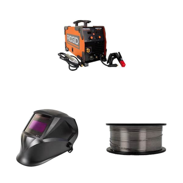 190 Amp Multi-Process Welder with Start Up Kit (ADF Helmet, Gloves) and .030 Flux-Core Welding Wire (2 lb Spool)
