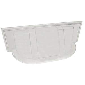 39 in. W x 13 in. D x 15 in. H Premium Straight Bubble Window Well Cover