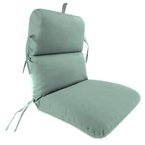 22 in. L x 45 in. W x 5 in. H Outdoor Dining Chair Cushion in Sunbrella Canvas Spa