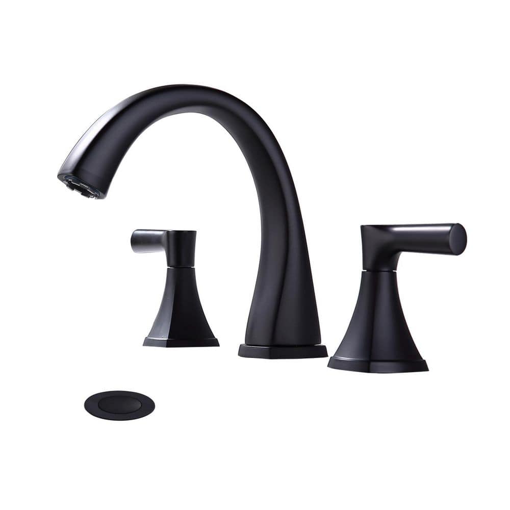 flynama-8-in-widespread-double-handle-3-hole-bathroom-faucet-in-matte