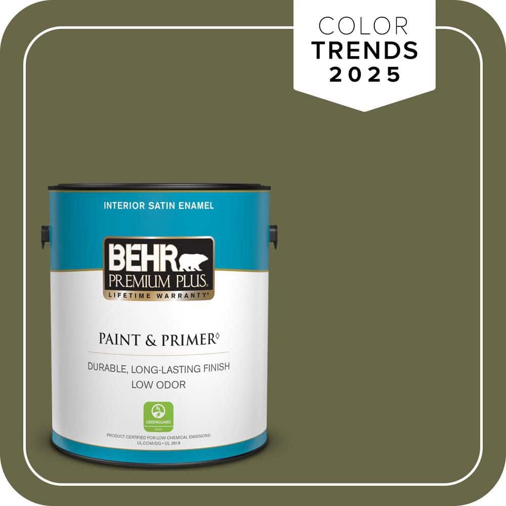 1 gal. #PPU9-24 Amazon Jungle Satin Enamel Low Odor Interior Paint & Primer price history on PriceWatchPro