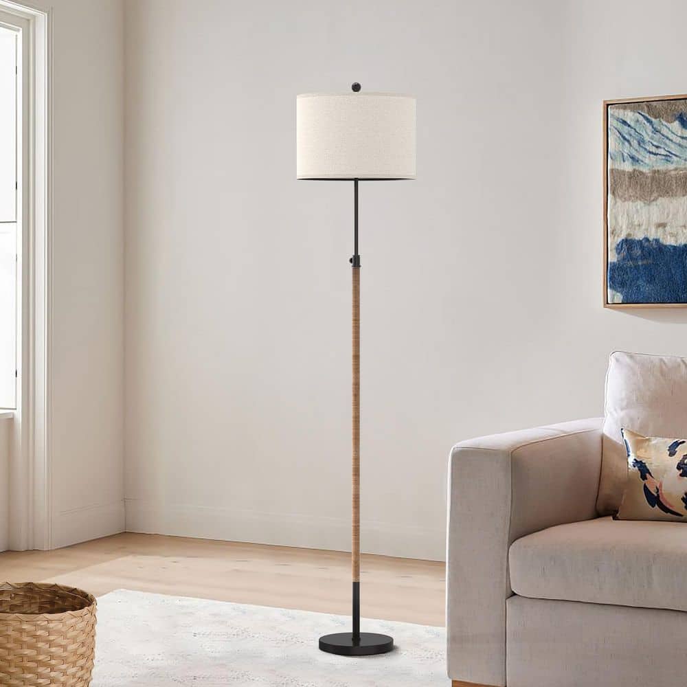 Acrylic and Brass Tripod Floor Lamp, image size:1000x1000